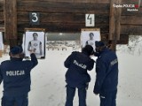 Myszkowscy policjanci ćwiczyli na strzelnicy  ZDJĘCIA