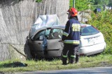 Wypadek w Janczewie. Pięć osób trafiło do szpitala [WIDEO, ZDJĘCIA]