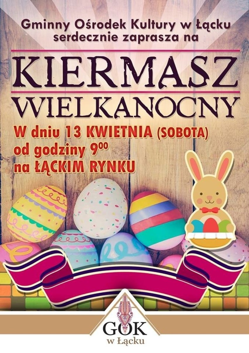 Gminny Ośrodek Kultury w Łącku zaprasza w sobotę 13 kwietnia...