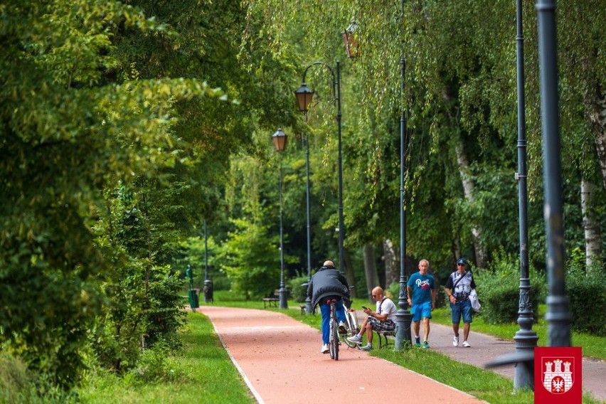 Zakończono renowację ścieżek w zgierskim Parku Miejskim im. Kościuszki