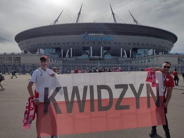 Kwidzynianie wspierali Biało-Czerwonych na trybunach stadionu w Sankt Petersburgu. Polska niestety przegrała ze Słowacją 1:2