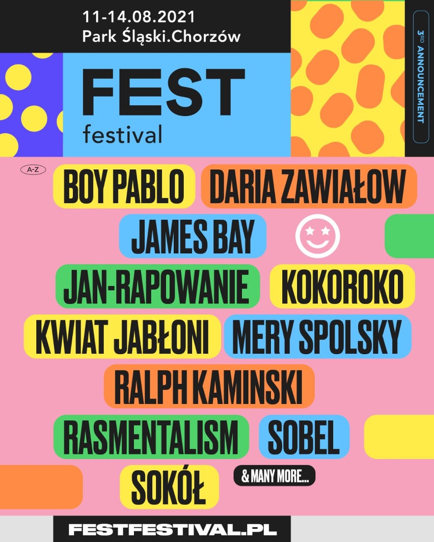 FEST FESTIVAL 2021 w Parku Śląskim w Chorzowie. Zagra niemal 100 artystów! Kto wystąpi? Sprawdź ceny biletów, program, informacje