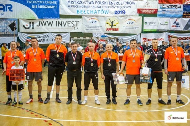 "Jupiter" Bełchatów, to zwycięzca tegorocznej edycji Mistrzostw Polski Energetyków w halowej piłce nożnej