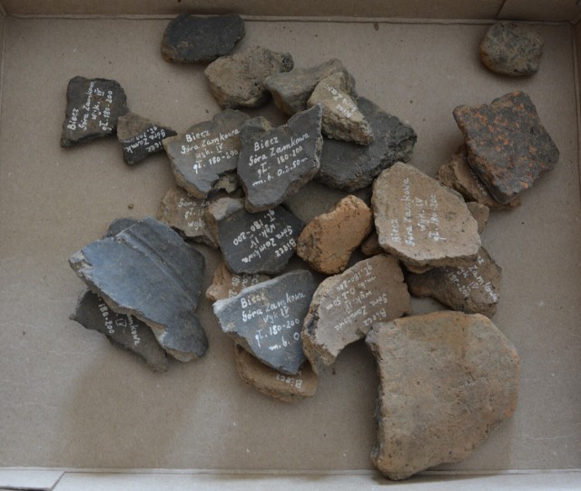 Pierwszy etap prac nad zbiorami archeologicznymi, które prowadzone będą w Muzeum Ziemi Bieckiej zakłada opracowanie zbioru ceramicznego oraz dokumentacji z badań, a także przeprowadzenie badań specjalistycznych