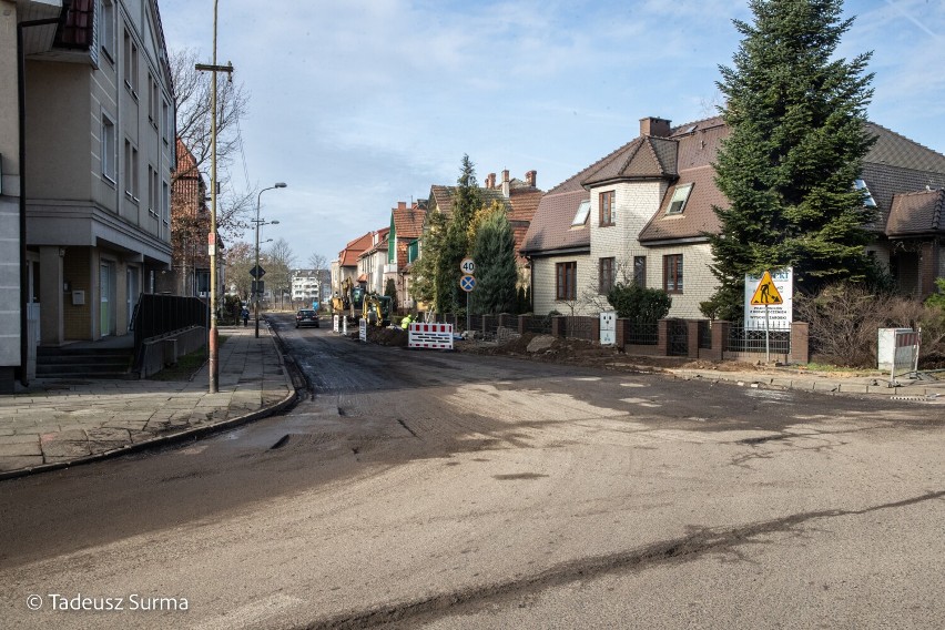 Remont ul. Kochanowskiego w Stargardzie – droga zamknięta do połowy listopada