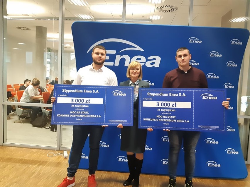 Zespół Szkół im. Hipolita Cegielskiego w Chodzieży: Uczniowie technikum wygrali konkurs Grupy Enea  