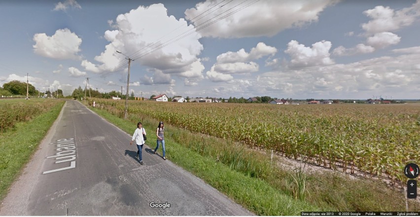 Kamery Google Street View przyłapały mieszkańców gminy Lubanie [zdjęcia]