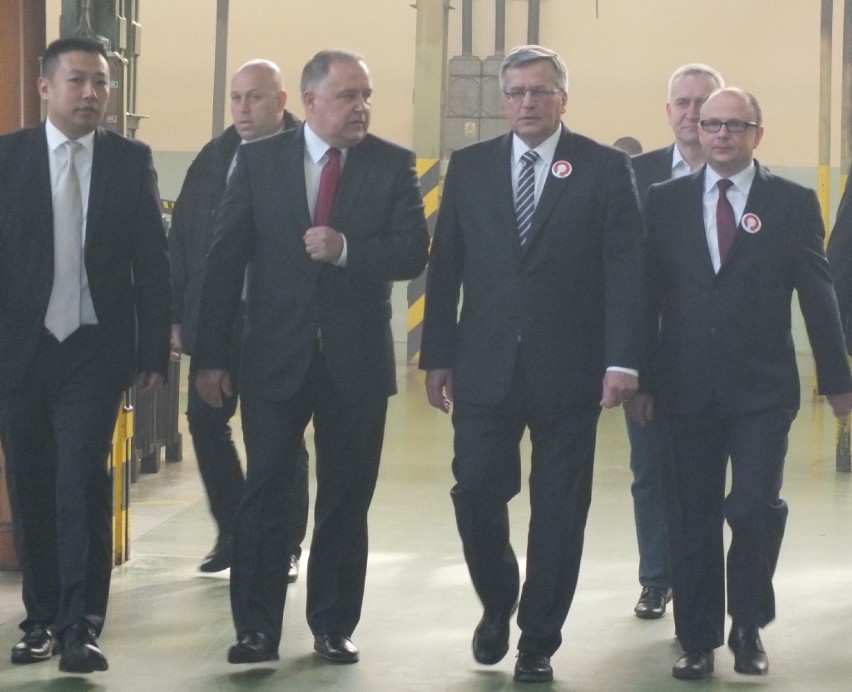 Prezydent Bronisław Komorowski w Kraśniku. Odwiedził Fabrykę Łożysk Tocznych [ZDJĘCIA]
