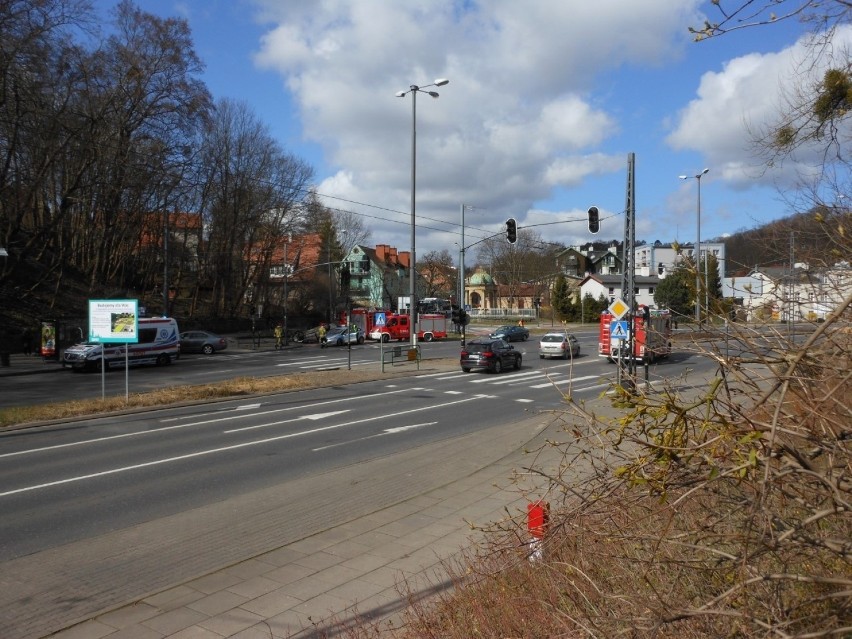 Wypadek w Sopocie na ul. Malczewskiego [4.04.2020]