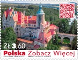 Zamek Czocha znalazł się na znaczkach Poczty Polskiej. „Polska Zobacz Więcej” to seria wydawana od 2018 roku