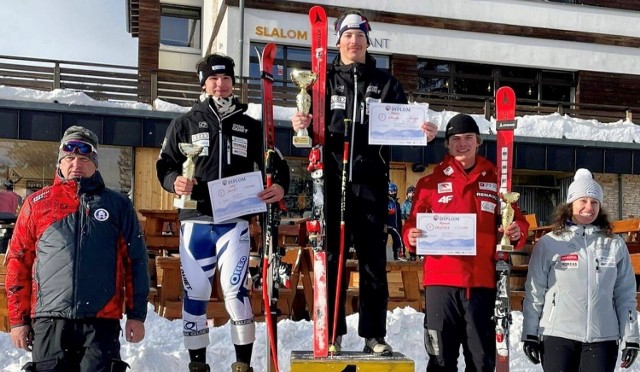 Wojciech Gałuszka w slalomie FIS zajął na Słowacji trzecie miejsce