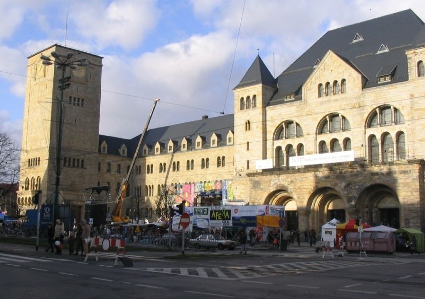 W Poznaniu centrum WOŚP mieściło się przy Zamku Poznańskim...