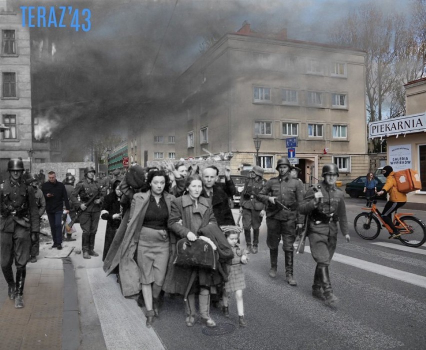 Wzruszający album. Dzisiejsza Warszawa i Powstanie w Getcie....