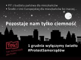 1 grudnia Świdnica wyłączy uliczne oświetlenie! W ramach antyrządowego protestu
