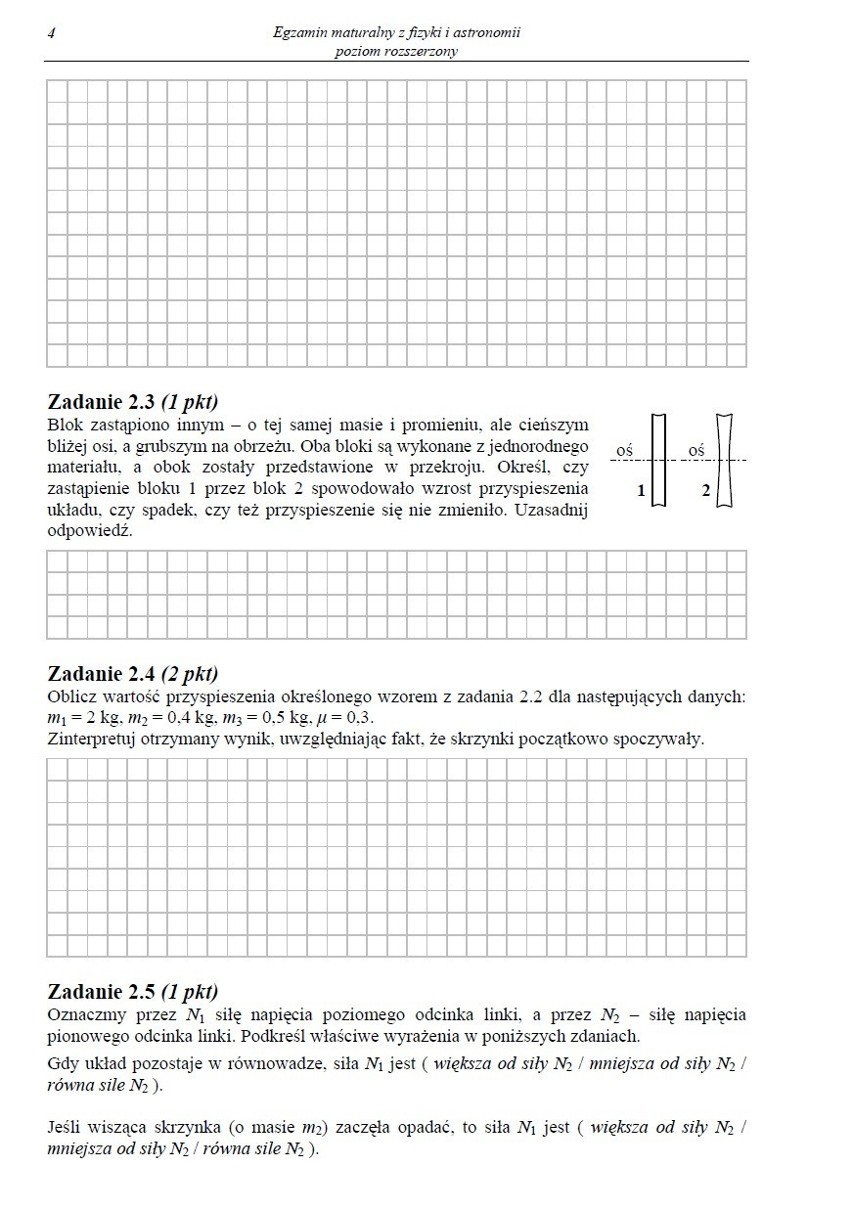 Matura 2013 z CKE. Fizyka - poziom rozszerzony [ARKUSZ, ODPOWIEDZI]