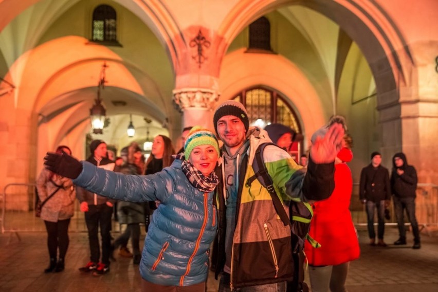 Zobacz, jak rok temu szaleliśmy na Sylwestrze w Krakowie