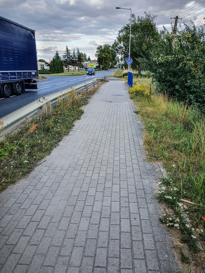 Wyremontowany odcinek ścieżki rowerowej wzdłuż Wolińskiej w Lesznie