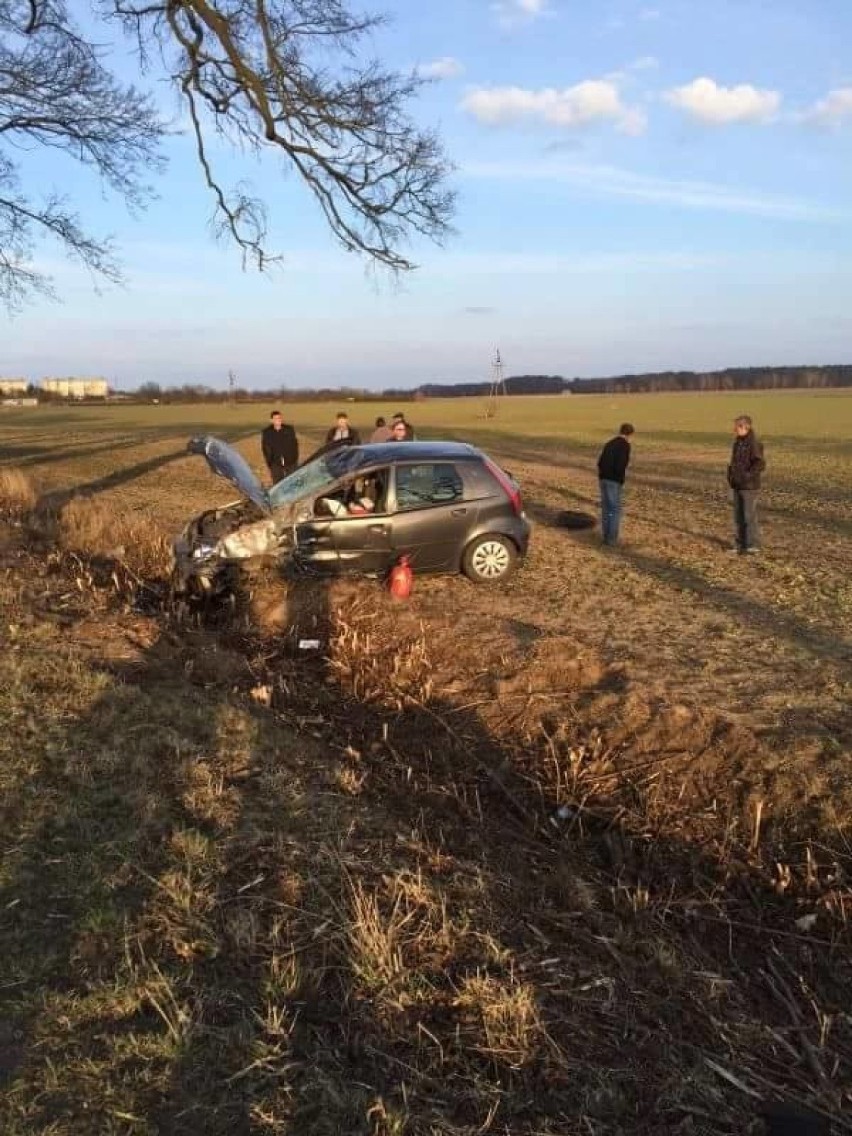 Wypadek na trasie Łąkie – Scholastykowo