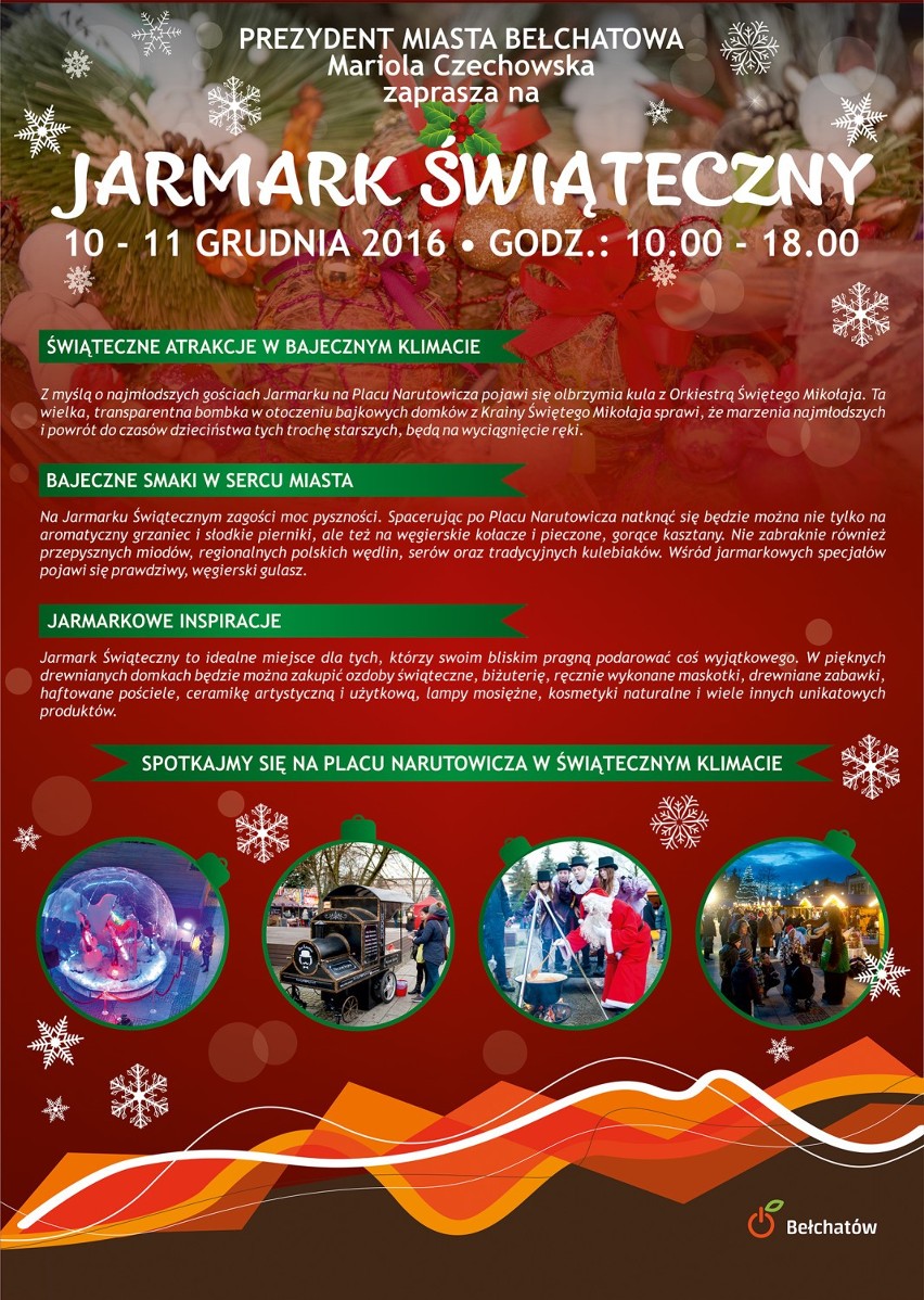 Bełchatów: Jarmark świąteczny już w ten weekend