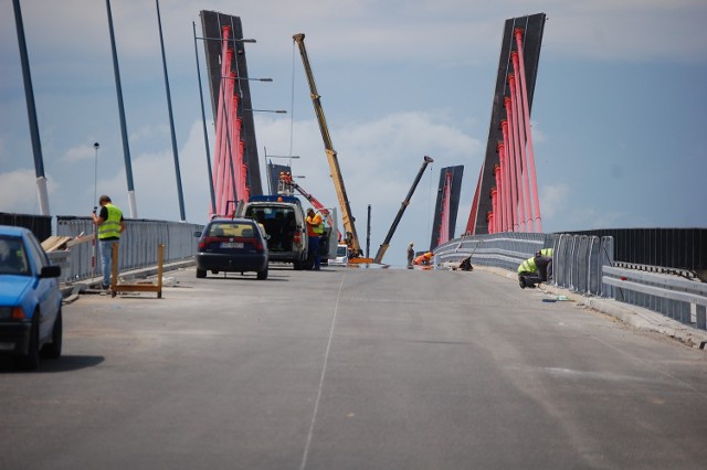 Budowa mostu przez Wisłę w okolicach Kwidzyna