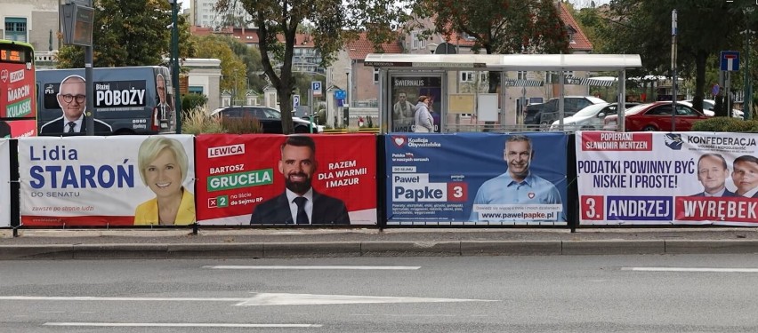 "Incydent plakatowy" w Olsztynie: Dziecięce zagrywki przed wyborami
