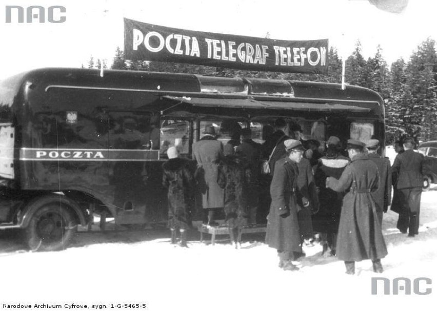 Ruchoma poczta w Zakopanem, 1939 rok