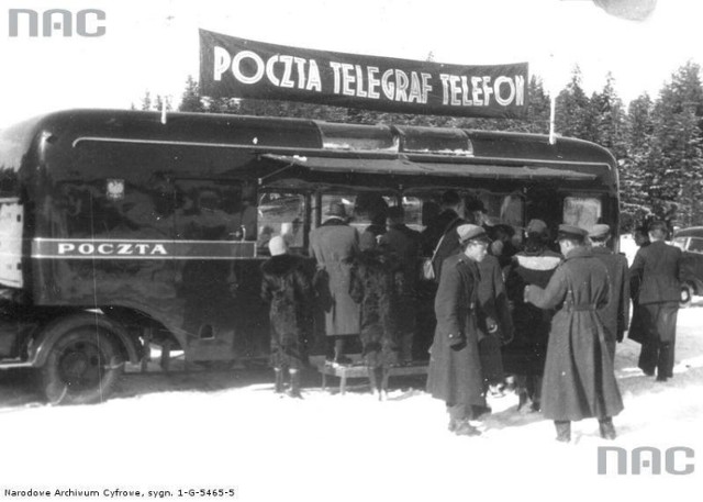 Ruchoma poczta w Zakopanem, 1939 rok