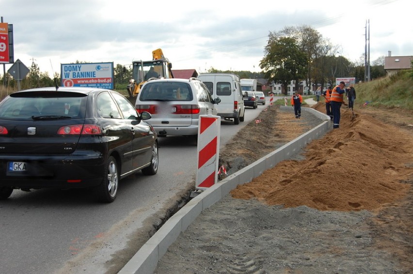 Przebudowa skrzyżowania w Baninie - ulic Lotniczej i Rolniczej