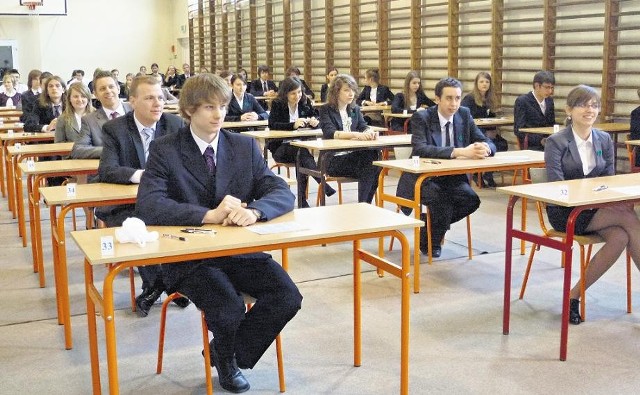 W Liceum św Barbary, egzamin z j. polskiego zdawało prawie 160 osób