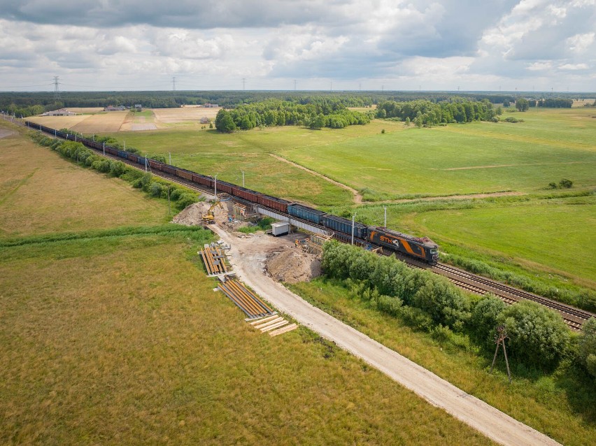 Przebudowa mostu kolejowego w Ruścu