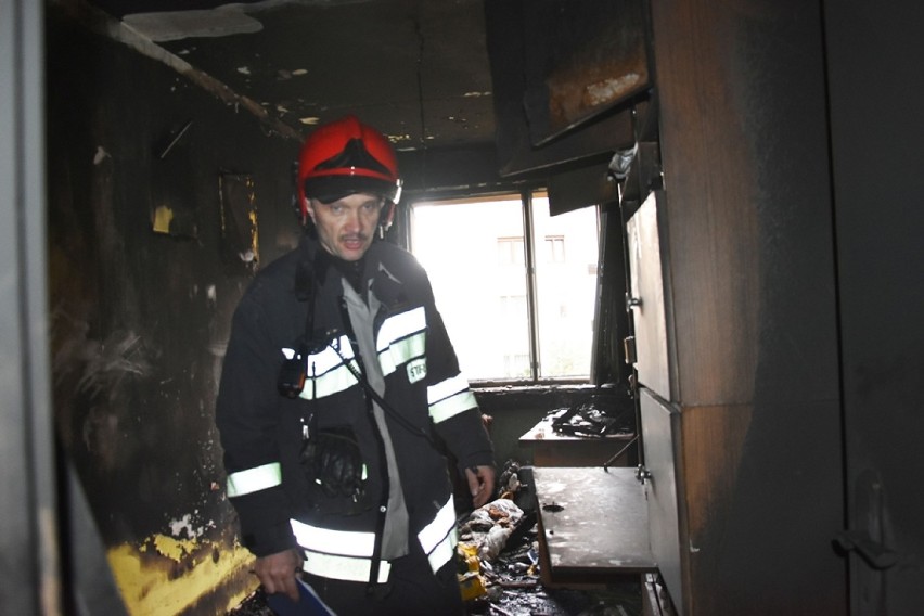 Pożar mieszkania w Legnicy, dwie osoby poszkodowane!