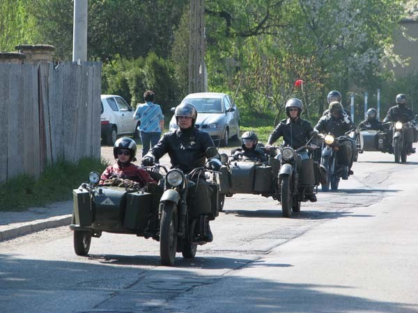 W ubiegłym roku w Sowicach można było zobaczyć też zabytkowe motocykle wojskowe
