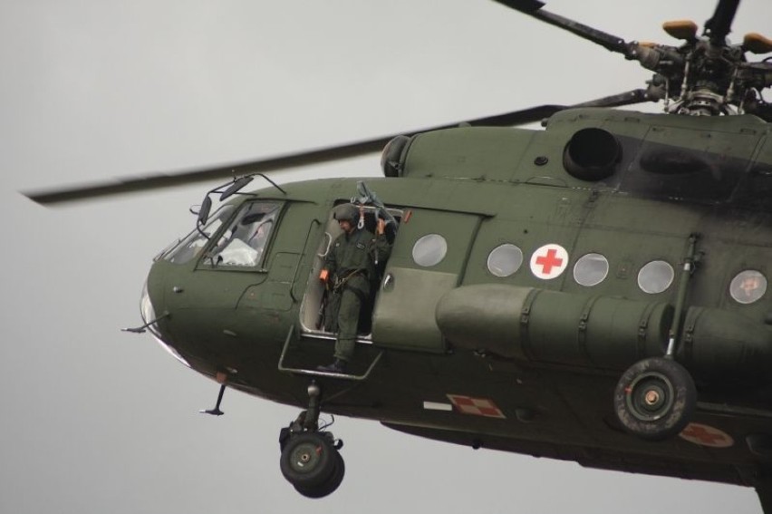 Śmigłowiec Mi-17 w wersji medycznej. Fot. Tomasz Hens