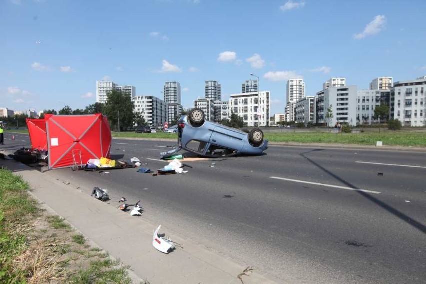 Wypadek na Stella-Sawickiego w Krakowie. Zginął piłkarz Targowianki