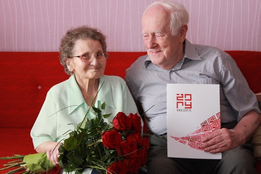 Małżeństwo z Żor świętowało 60-lecie małżeństwa. Dostali upominki od prezydenta