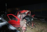 Wypadek na S-8. Kierowca i pasażer fiata pod wpływem alkoholu