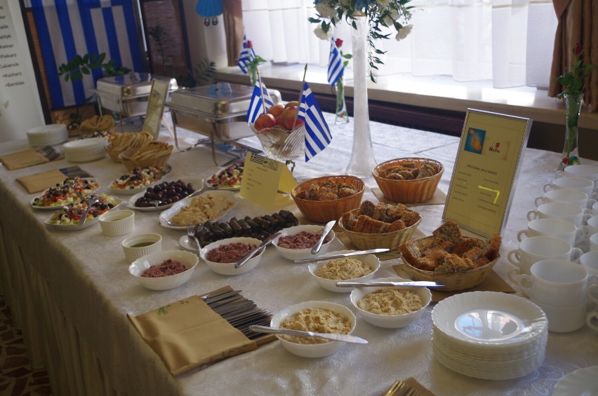 Kuchnia grecka, włoska i maltańska w ZSSChiO w Jarosławiu. Prezentacja rezultatów projektów Erasmus+ [ZDJĘCIA]
