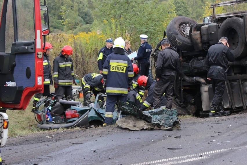 Wypadek w Kolonii Brużyca pod Aleksandrowem Łódzkim