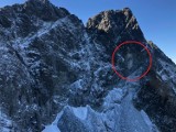Tatry. Lawina kamienna na Mięguszowieckich Szczytach. Odpadła tzw. Turnica Kurczaba. Obryw ma ok. 100 metrów wysokości [ZDJĘCIA]