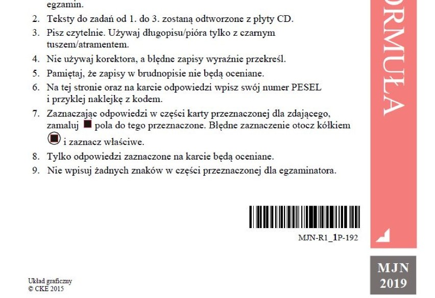 Matura 2019. J. niemiecki poziom rozszerzony ARKUSZ CKE i ODPOWIEDZI. Matura z języka niemieckiego rozszerzenie 14.05.2019