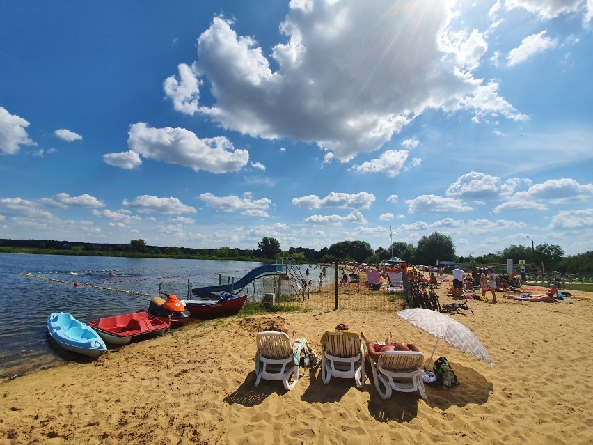 Niedziela na kąpielisku Słoneczko nad Bugajem w Piotrkowie
