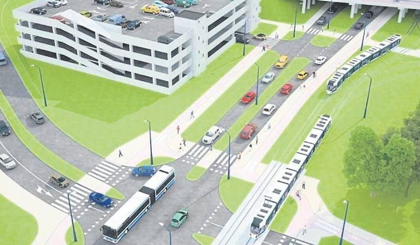 Kraków. Miasto planuje nowe linie tramwajowe z parkingami park&ride. Jest pomysł budowy miejsc postojowych przy węzłach autostradowych