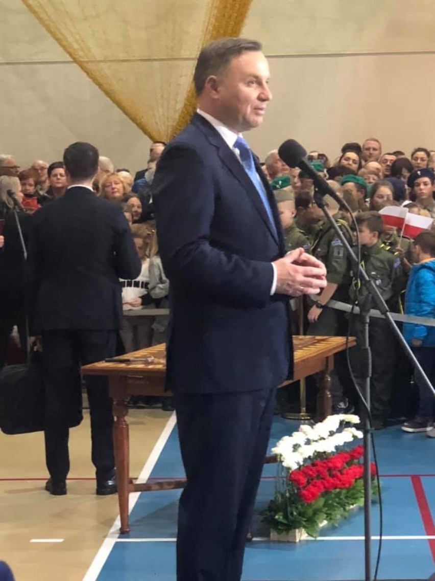 Prezydent Polski - Andrzej Duda odwiedził mieszkańców Jarocina [ZDJĘCIA]