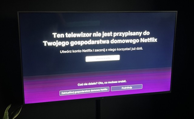 Użytkownicy Netflix z Polski zaczęli otrzymywać specjalny komunikat po przy próbie zalogowania się na konto na odbiorniku telewizyjnym. Nie jest to jednak powód do niepokoju.