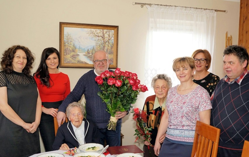 101 urodziny Kazimiery Ciesielskiej z Trląga w gminie Janikowo [zdjęcia]