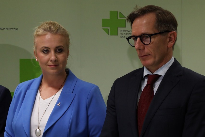 Katarzyna Sójka z wizytą Pleszewie. Minister zdrowia mówiła...