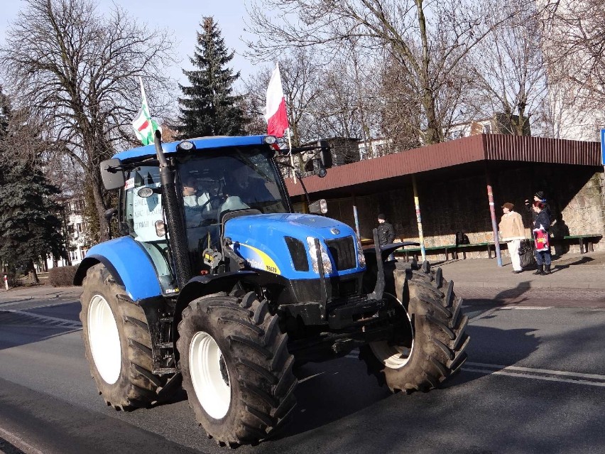 Protest rolników w powiecie wieluńskim [ZDJĘCIA+FILM]