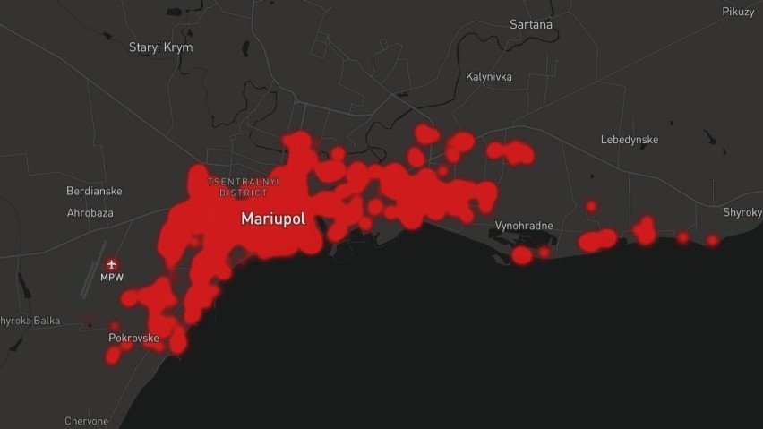 Zobacz przerażające zniszczenia Mariupola [MAPA, ZDJĘCIA]. Rosjanie zburzyli miasto o powierzchni większej niż Paryż