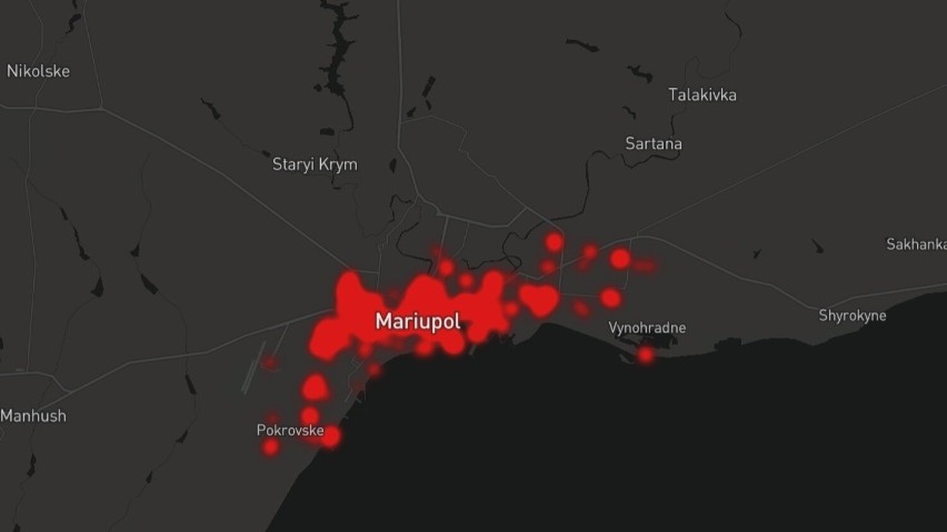 Zobacz przerażające zniszczenia Mariupola [MAPA, ZDJĘCIA]. Rosjanie zburzyli miasto o powierzchni większej niż Paryż