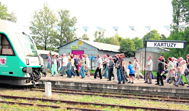 Tak było jesienią podczas happeningu PKM w Kartuzach. Kolejny happening - w Bytowie.